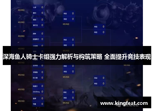 深海鱼人骑士卡组强力解析与构筑策略 全面提升竞技表现